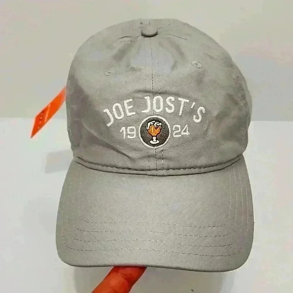 Pukka Men's "Joe Jost's 1924" Grey/White Baseball Hat One Size Baseball Hat Cap